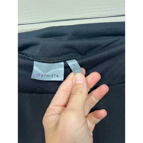 Athleta Soho Jogger Pants Black Women's 2 XS Travel Easy Capsule Walk Gym - Picture 5 of 9